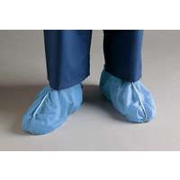 Cardinal Health 4850, Shoe Cover Dura-Fit™ One Size Fits Most Shoe High Without Tread Blue NonSterile, Case of 200 