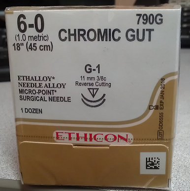 Ethicon 790G Surgical Gut Suture - Chromic