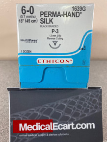 Ethicon 1639G PERMA-HAND Silk Suture