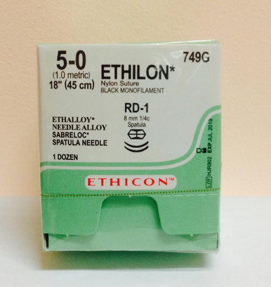 Ethicon 749G ETHILON Nylon Suture