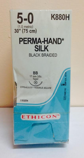 Ethicon K880H PERMAHAND® Silk Suture