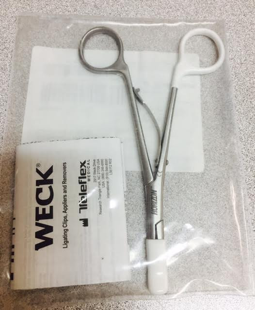 537061, Weck, Horizon, Open, Surgical, Applier, Microclip, Curved