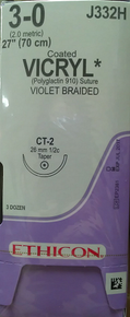 Ethicon J332H COATED VICRYL® (polyglactin 910) Suture