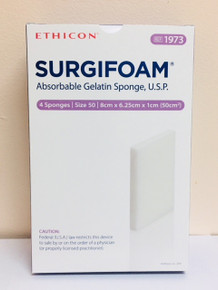 J&J Ethicon SURGIFOAM Absorbable Gelatin Sponge