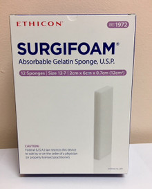 J&J Ethicon SURGIFOAM Absorbable Gelatin Sponge