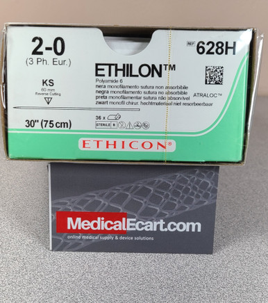 Ethicon 628H ETHILON Nylon Suture