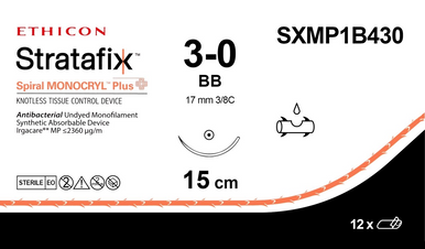 Ethicon SXMP1B430 STRATAFIX™ Spiral Monocryl Plus Suture