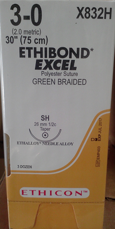 Ethicon X832H ETHIBOND EXCEL® Polyester Suture
