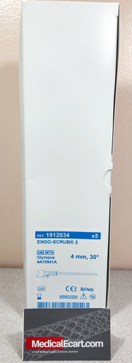 Medtronic 1912034 Endo-Scrub 2 Sheath 4mm, 30º, use with Olympus, A70941A, Box of 05
