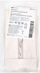 Monoject 8881247087 Bone Marrow Biopsy Needle, J-Type, 8GA x 4IN Needle, Box of 10