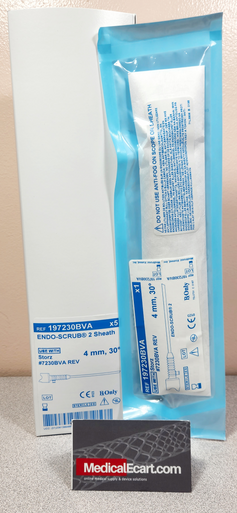 Medtronic 197230BVA Endo-Scrub 2 Sheath 4mm, 30º, use with Karl Storz, 7230BVA, Box of 05