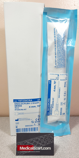 Medtronic 197230CRA Endo-Scrub 2 Sheath 4mm, 70º, use with Karl Storz, 7230CRA, Box of 05