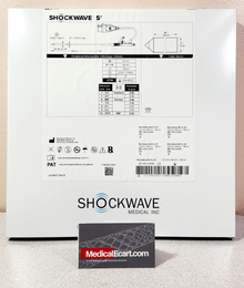 Shockwave S4IVLK3040 S4 Peripheral Intravascular Lithotripsy (IVL) Catheter FG64300-3040 3.0mm X 40mm, Working Length 135cm, Box of 01