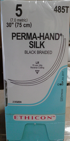 Ethicon 485T PERMA-HAND® Silk Suture