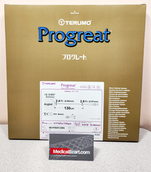 Terumo MC*PB2413ZRA PROGREAT® MicroCatheter System 2.4 Fr x 130 cm, 70 Deg. Angle, Box of 01
