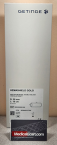 GETINGE M002020951200 HEMASHIELD GOLD Knitted Microvel Double Velour Vascular Graft