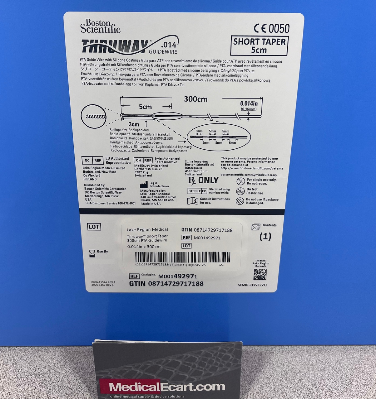 Boston Scientific M001492971 Thruway™ 49-297 Guidewire