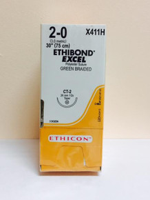 Ethicon X411H ETHIBOND EXCEL® Polyester Suture