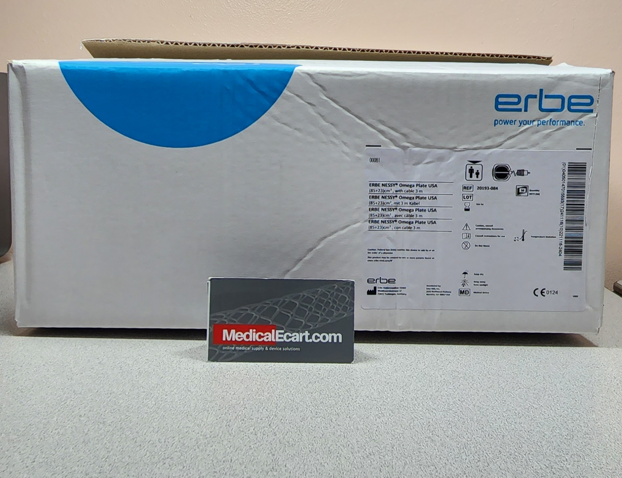 20193-084 Erbe Nessy Omega Plate, disposable return electrode