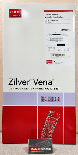 Cook G57445 Zilver Vena® ZVT7-35-80-14-100 Venous Self-Expanding Stent, 0.035" X 14mm X 100mm, Box of 01