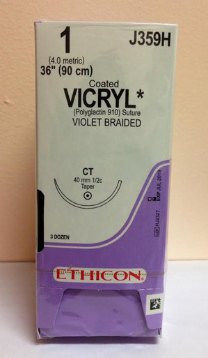 Ethicon J359H COATED VICRYL® (polyglactin 910) Suture