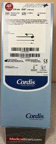 Cordis 504-604P AVANTI® + Brachial Sheath Introducer with mini-guidewire, 504604P, 4Fr, 0.035" X 5.5cm Cannula, Box of 05