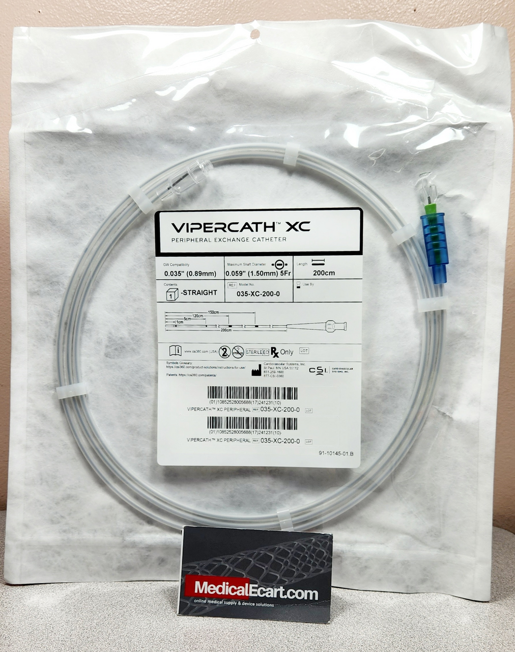 ファッション CSI 035-XC-200-0 ViperCath XC Peripheral Exchange Catheter 5 リング(指輪)