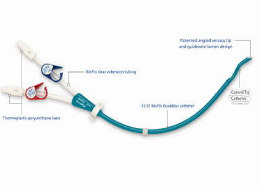 Angiodynamics H965103029031 BioFlo DuraMax Catheter, 15.5Fr X 24cm