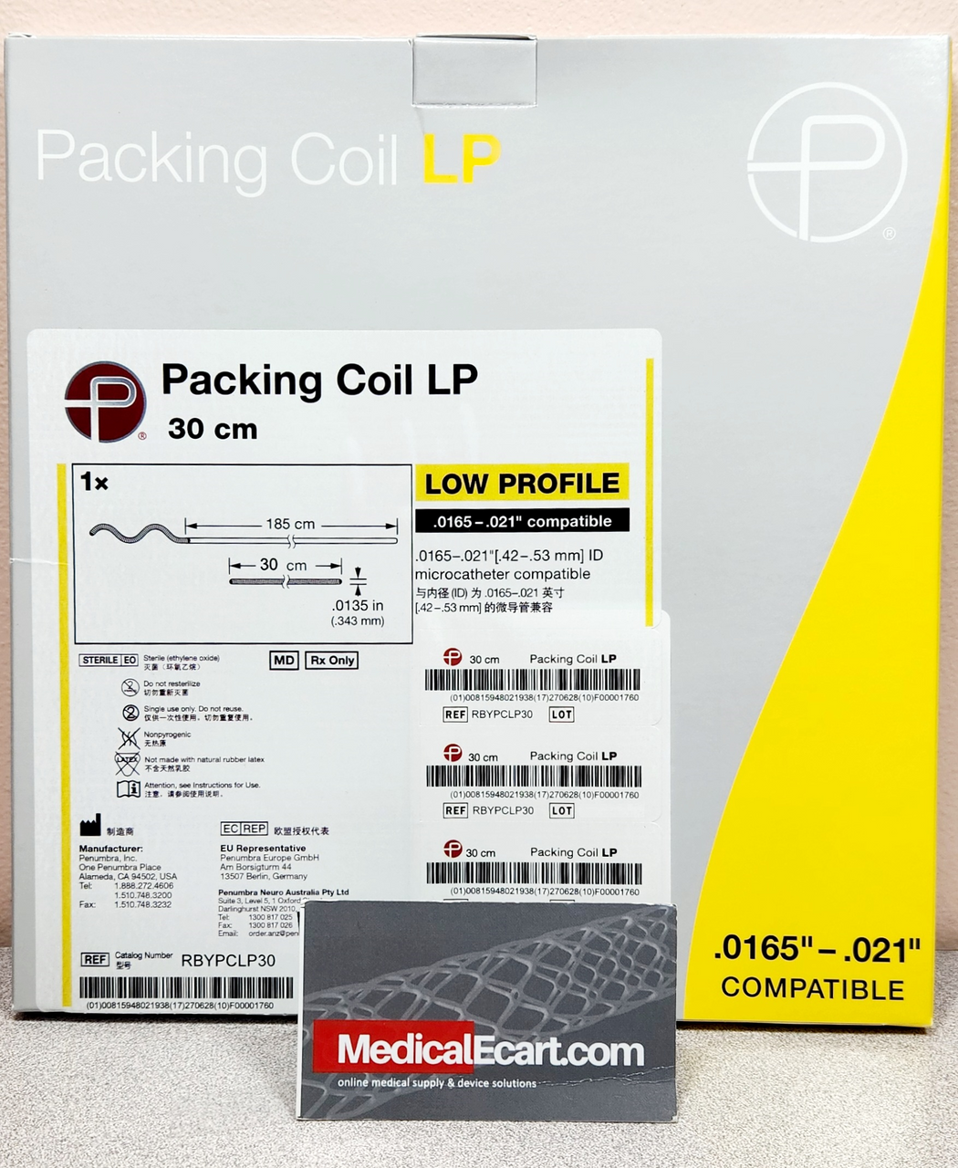 Penumbra RBYPCLP30 Packing Coil LP, 30 cm