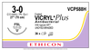 Ethicon VCP588H COATED VICRYL® Plus Antibacterial (polyglactin 910) Suture
