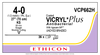 Ethicon VCP662H COATED VICRYL® Plus Antibacterial (polyglactin 910) Suture