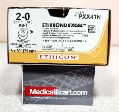 Ethicon PXX41N ETHIBOND EXCEL® Polyester Suture