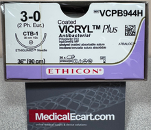 Ethicon VCPB944H COATED VICRYL® Plus Antibacterial (polyglactin 910) Suture