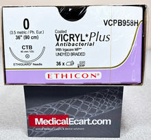Ethicon VCPB958H COATED VICRYL® Plus Antibacterial (polyglactin 910) Suture