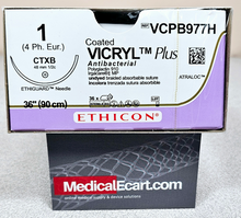 Ethicon VCPB977H COATED VICRYL® Plus Antibacterial (polyglactin 910) Suture