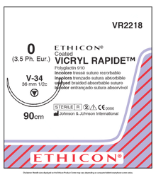 Ethicon VR2218 VICRYL RAPIDE™ (polyglactin 910) Suture