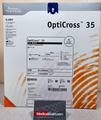 Boston Scientific H7493932800350 OptiCross™ 35 Peripheral Imaging Catheter, 8.0F (2.74mm) x 105cm, Box of 01