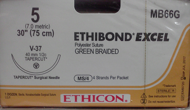 Ethicon MB66G ETHIBOND EXCEL® Polyester Suture