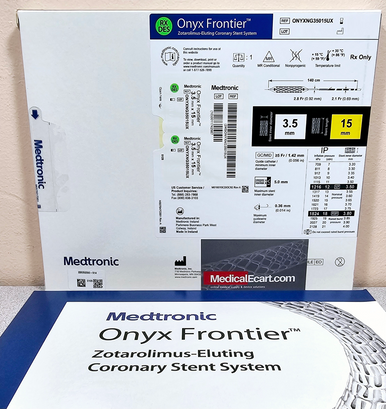 ONYXNG35015UX Onyx Frontier™ DES (drug-eluting stent) 3.5mm X 15mm, Stent Coronary Box of 01