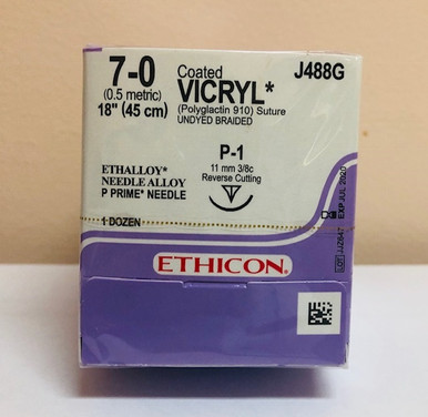 Ethicon J488G COATED VICRYL® (polyglactin 910) Suture