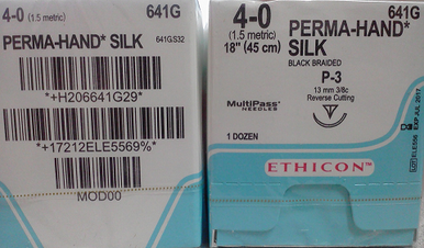 Ethicon 641G PERMA-HAND Silk Suture