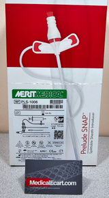 Merit Medical PLS-1006 PreludeSNAP™ Splittable Sheath Introducer, 6 Fr, 13 cm Sheath Length, Hub Collor Green, Box of 05