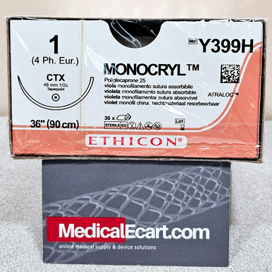 Ethicon Y399H MONOCRYL® (poliglecaprone 25) Suture