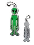 Helium the Alien Travel Tag