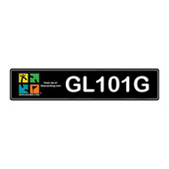Trackable License Plate (Euro)