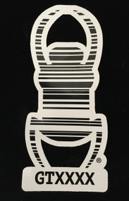 Offical Travel Bug Sticker (black printing on white background) (3cm x 7cm)