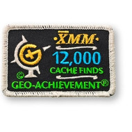 12000 Finds Geo-Achievement Patch