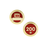 Milestone Geocoin and Tag Set - 200 Finds
