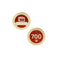 Milestone Geocoin and Tag Set - 700 Finds