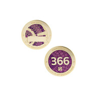 Challenges Geocoin and Tag Set - 366 Days of Geocaching
